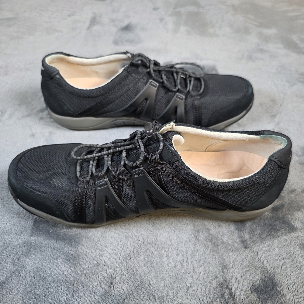 Dansko Henriette Shoes Women's 42 / 11.5 Black Suede Comfort Walking Sneaker - Picture 6 of 8